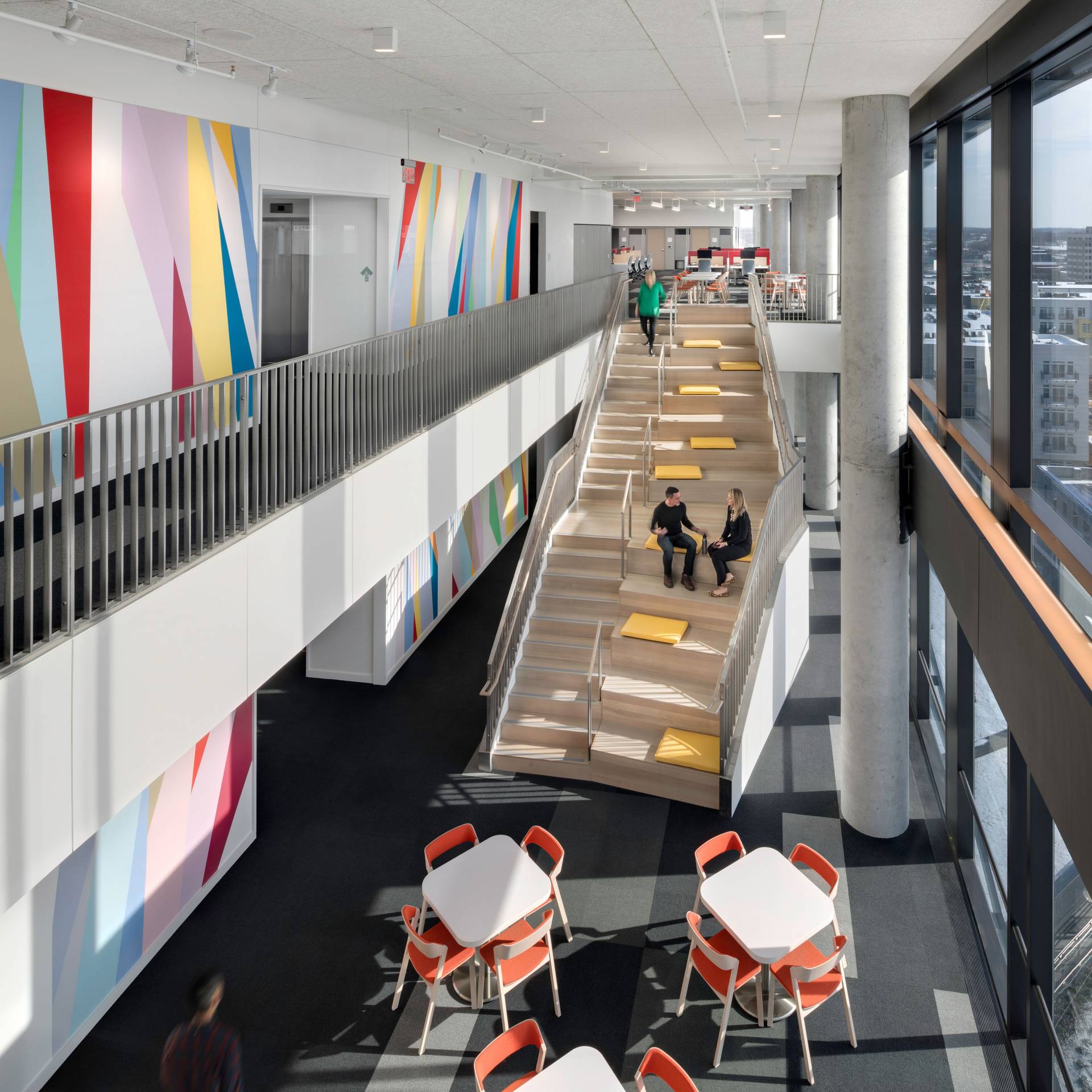 Interior of the Cummins Indy Distribution Headquarters