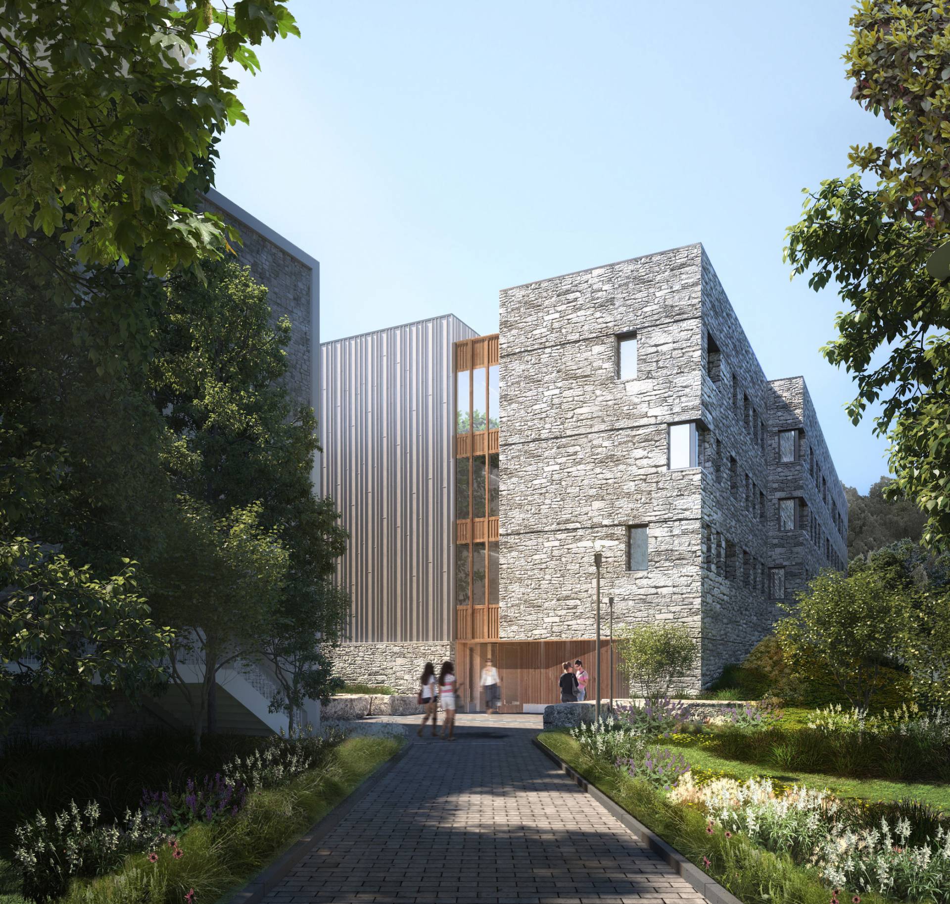 Residence hall at Dickinson College