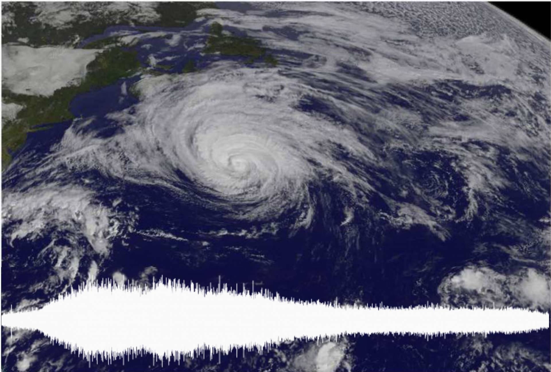 tropical cyclone seismogram