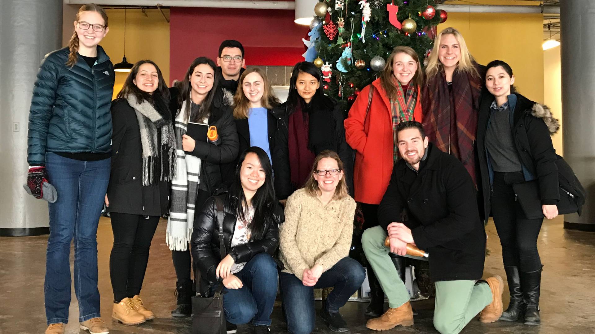 Professor Anna Stilz and students in Buffalo, NY