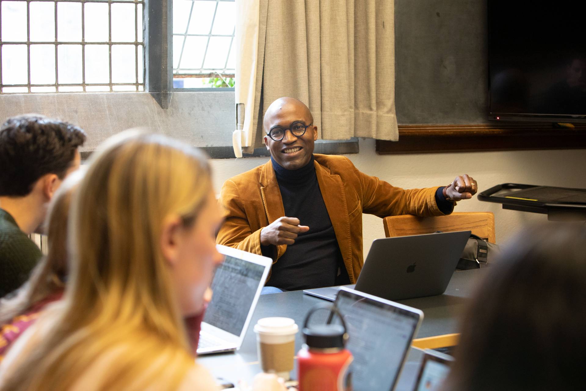 Frederick Wherry teaching class