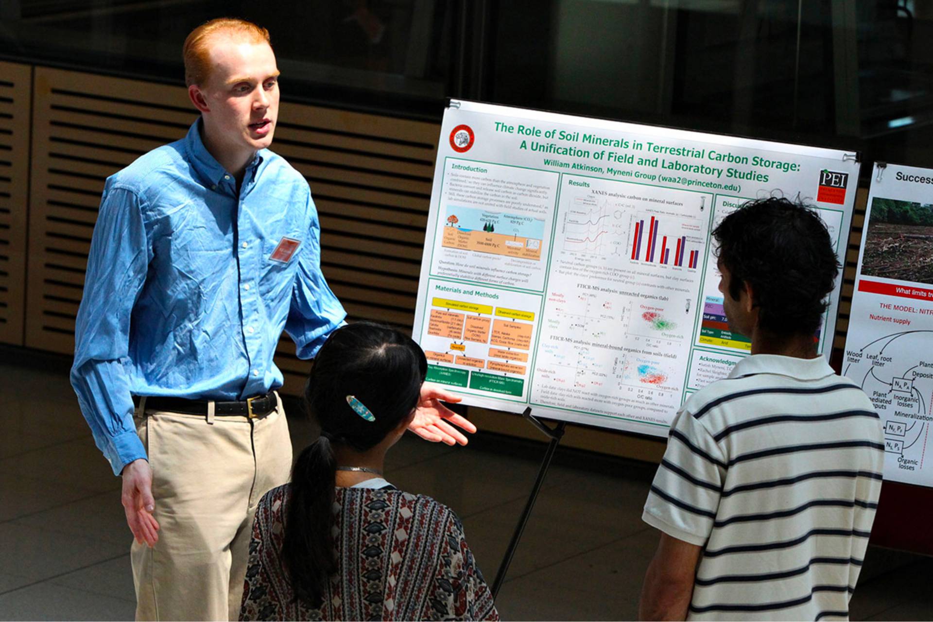 William Atkinson presents his poster