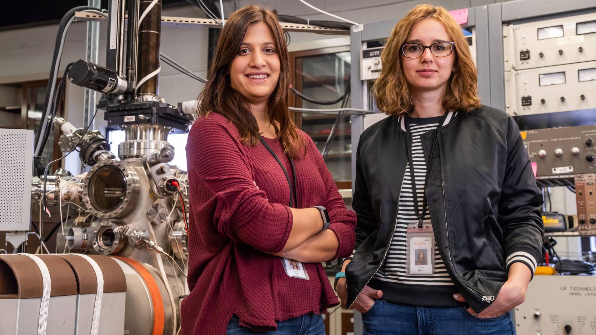 Meagan Yeh and Luxherta Buzi at PPPL