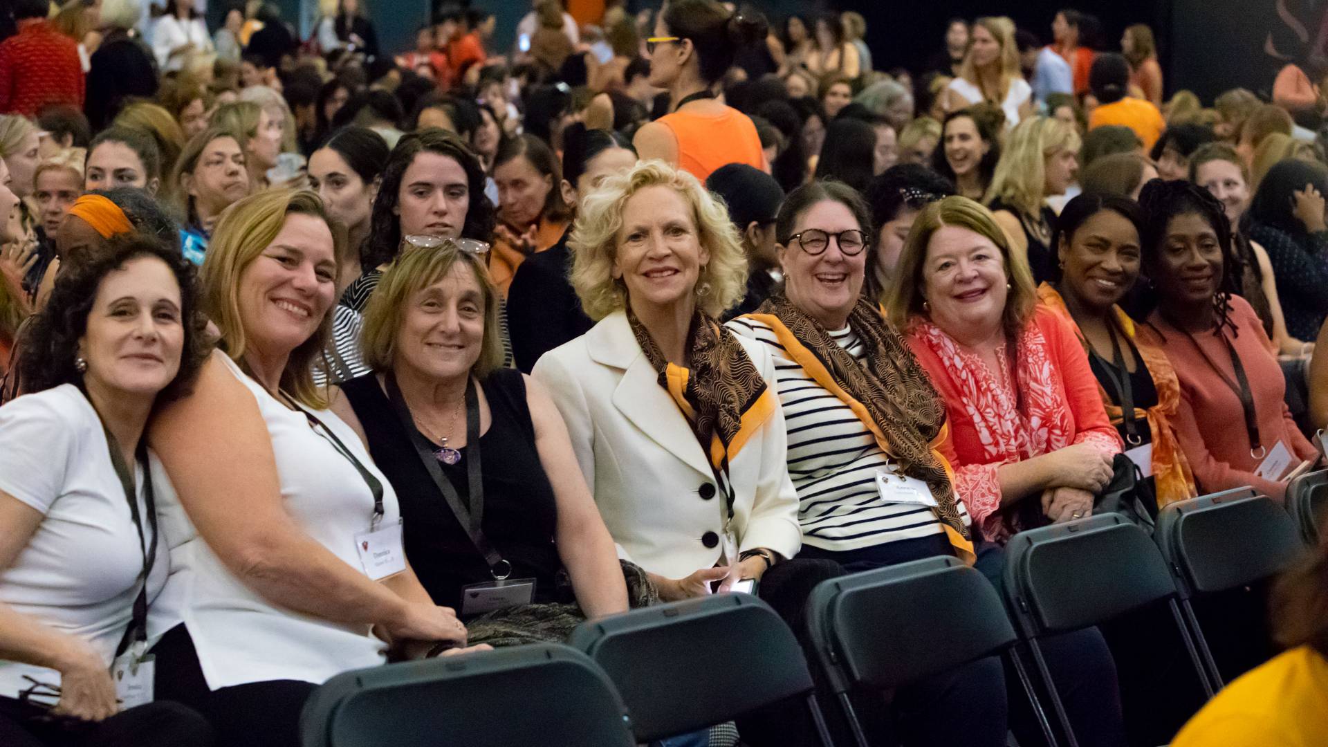 Friends from class of 1981 waiting for Justices Kagan and Sotomayor to speak