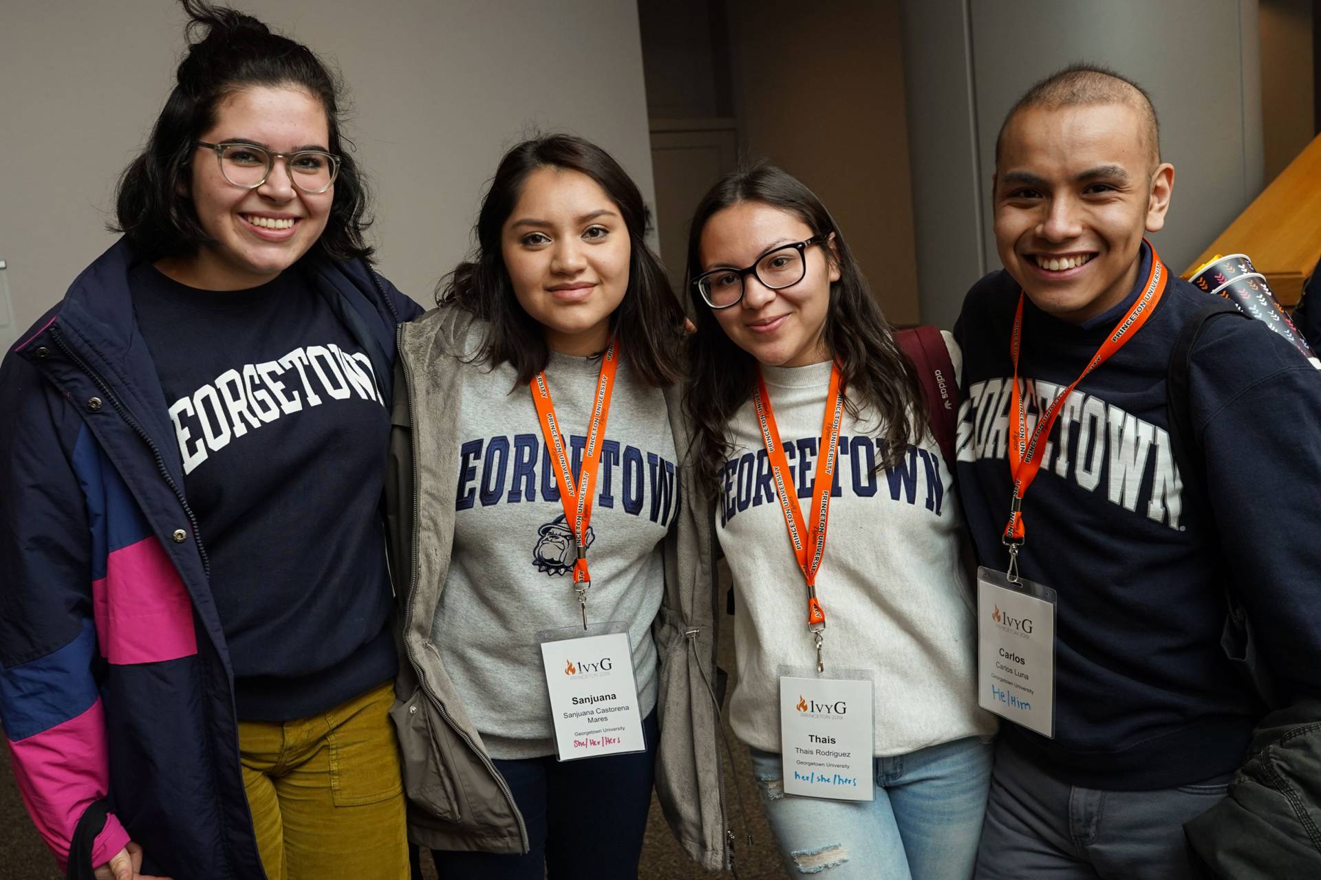 Four students from Georgetown University
