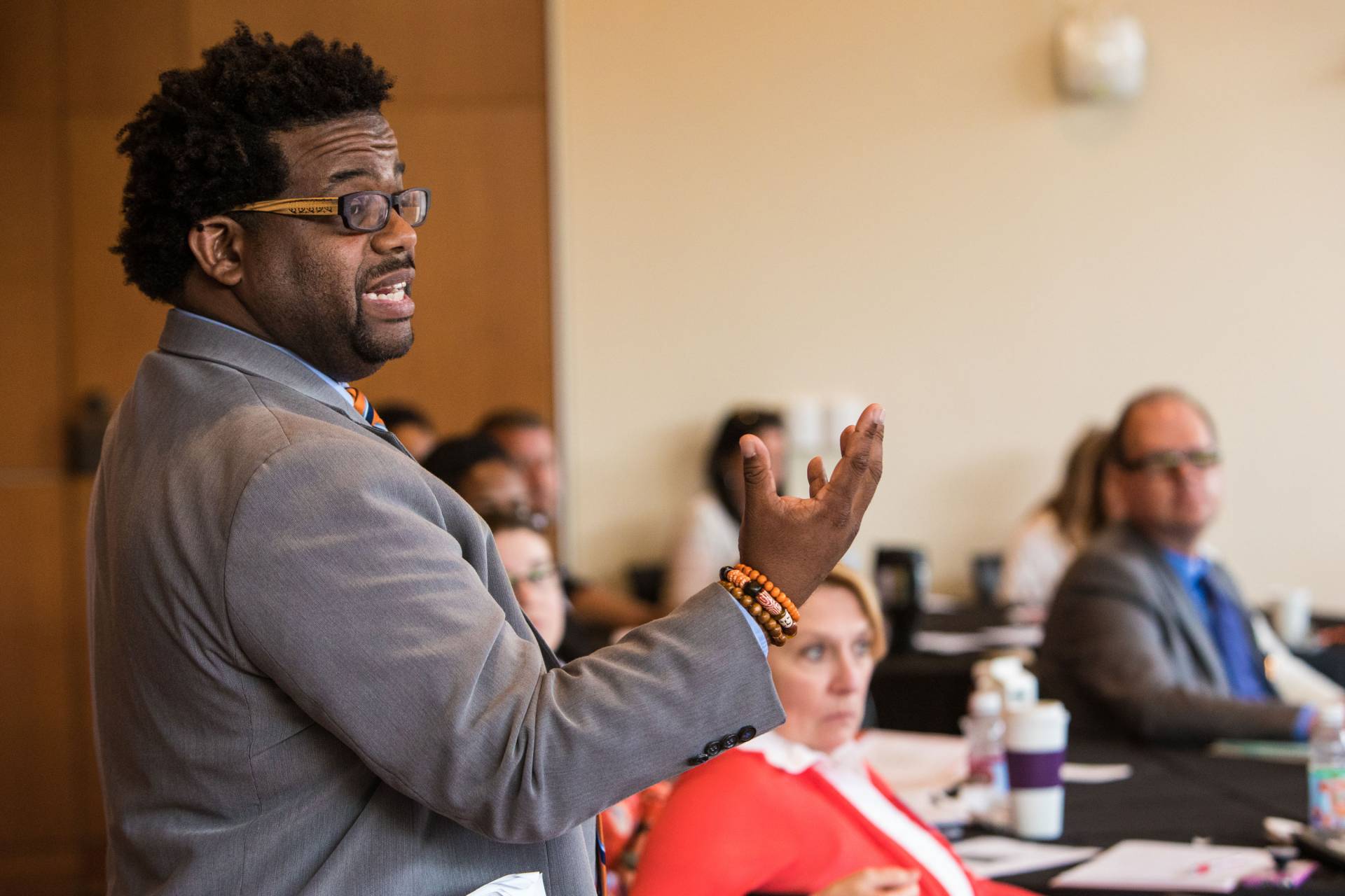 Kevin Hudson speaking