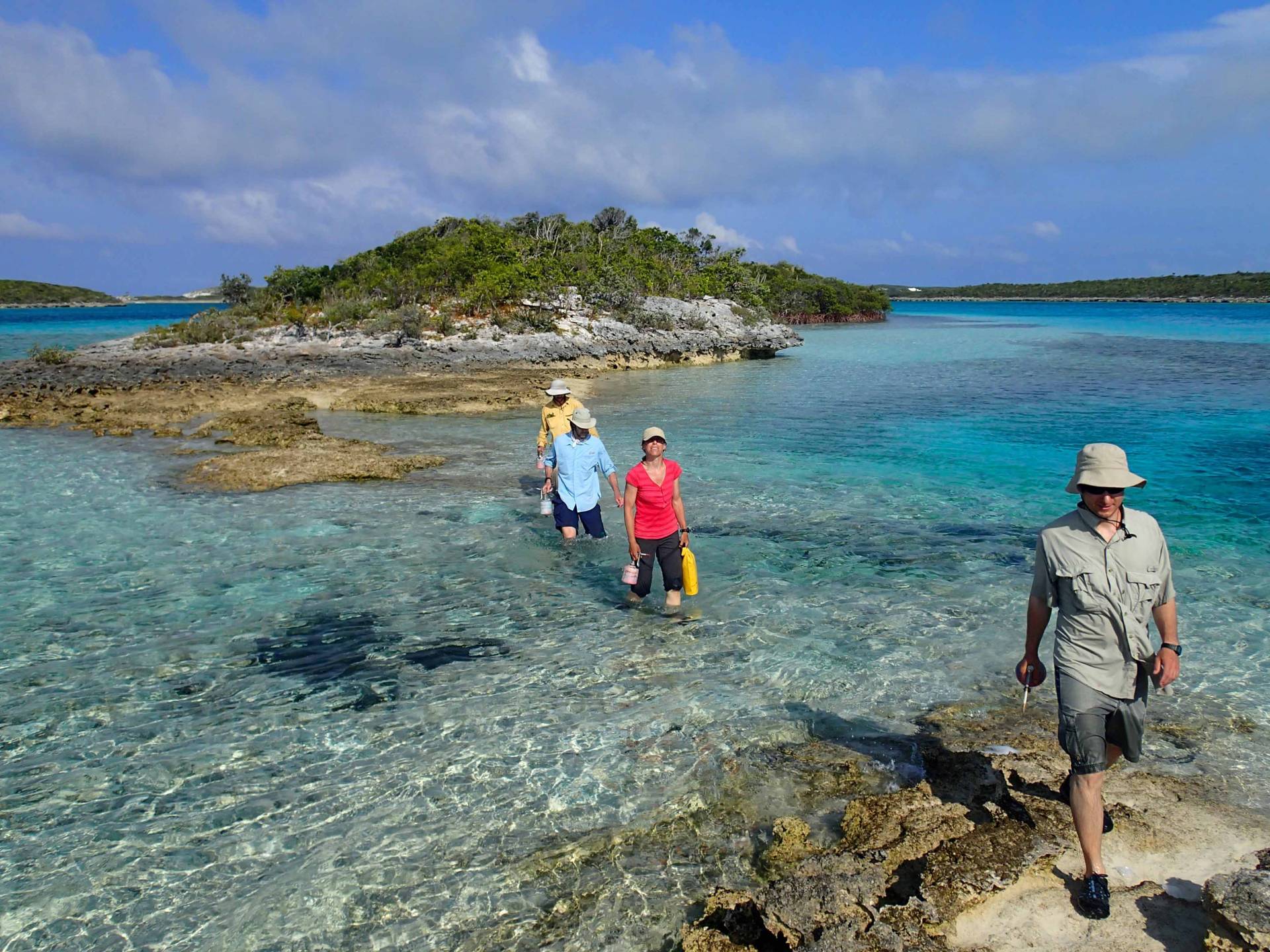Researchers making watery crossing