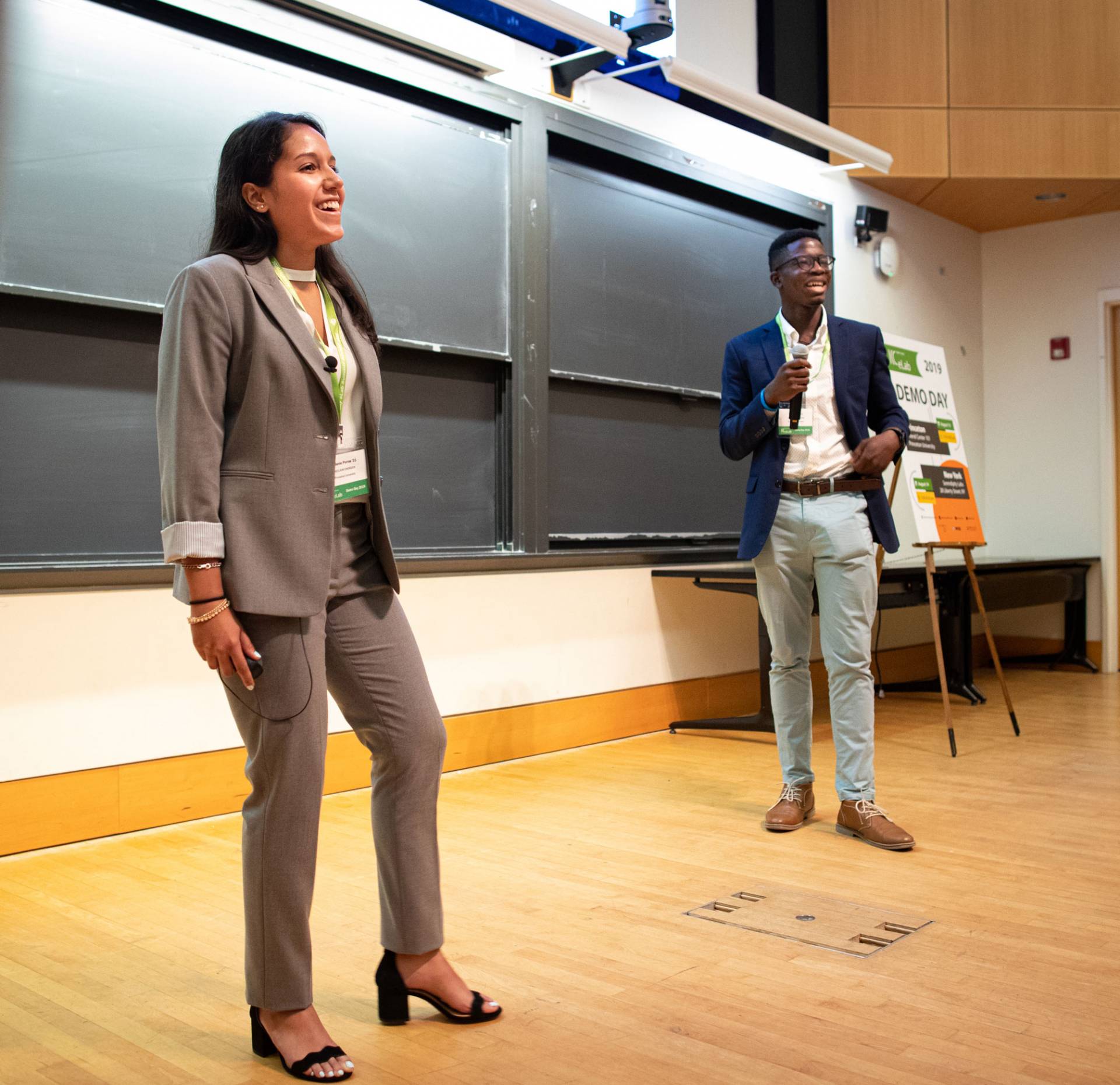 Reclaim Energies members presenting