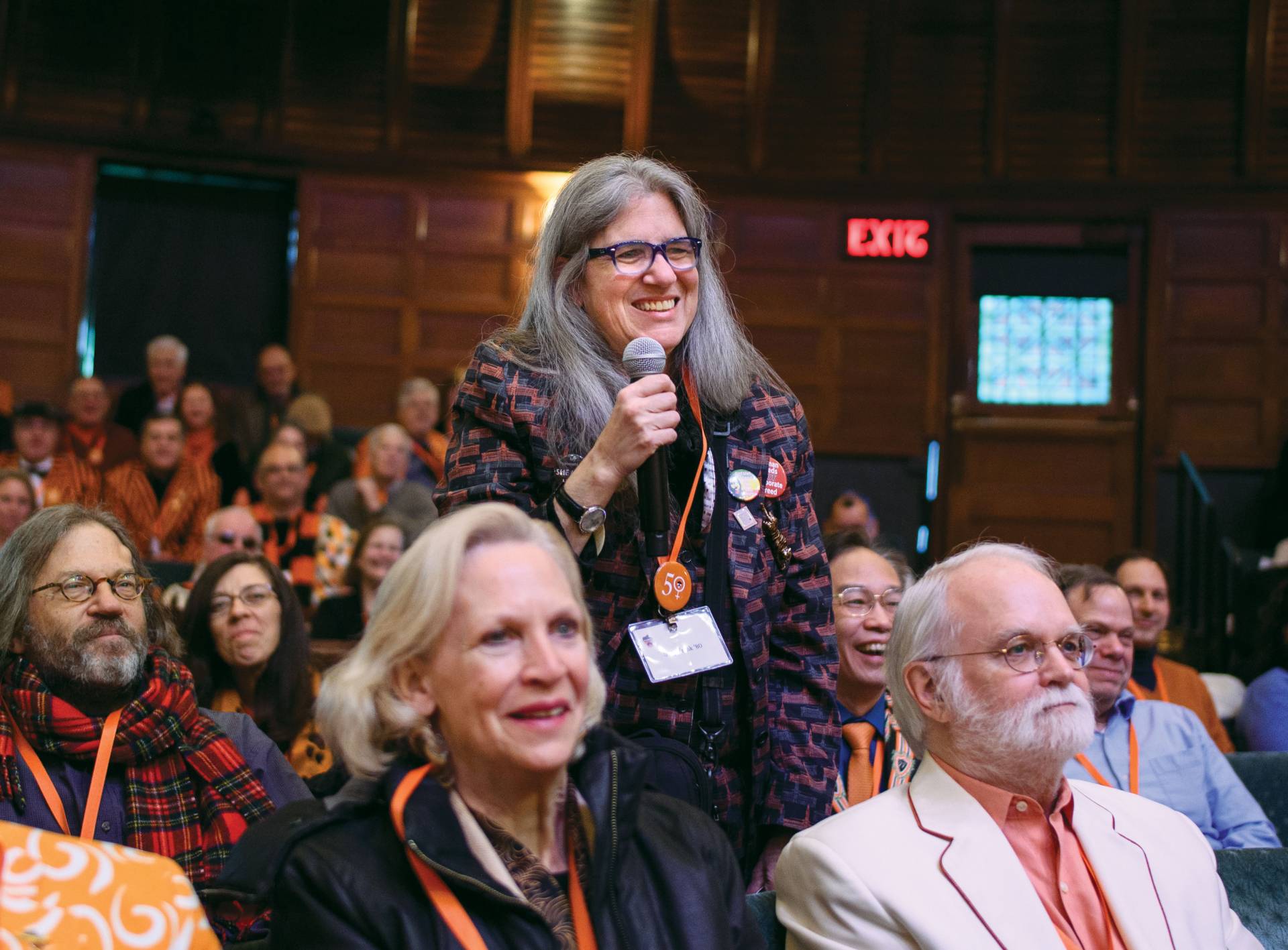 Sally Frank asks Romero a question 