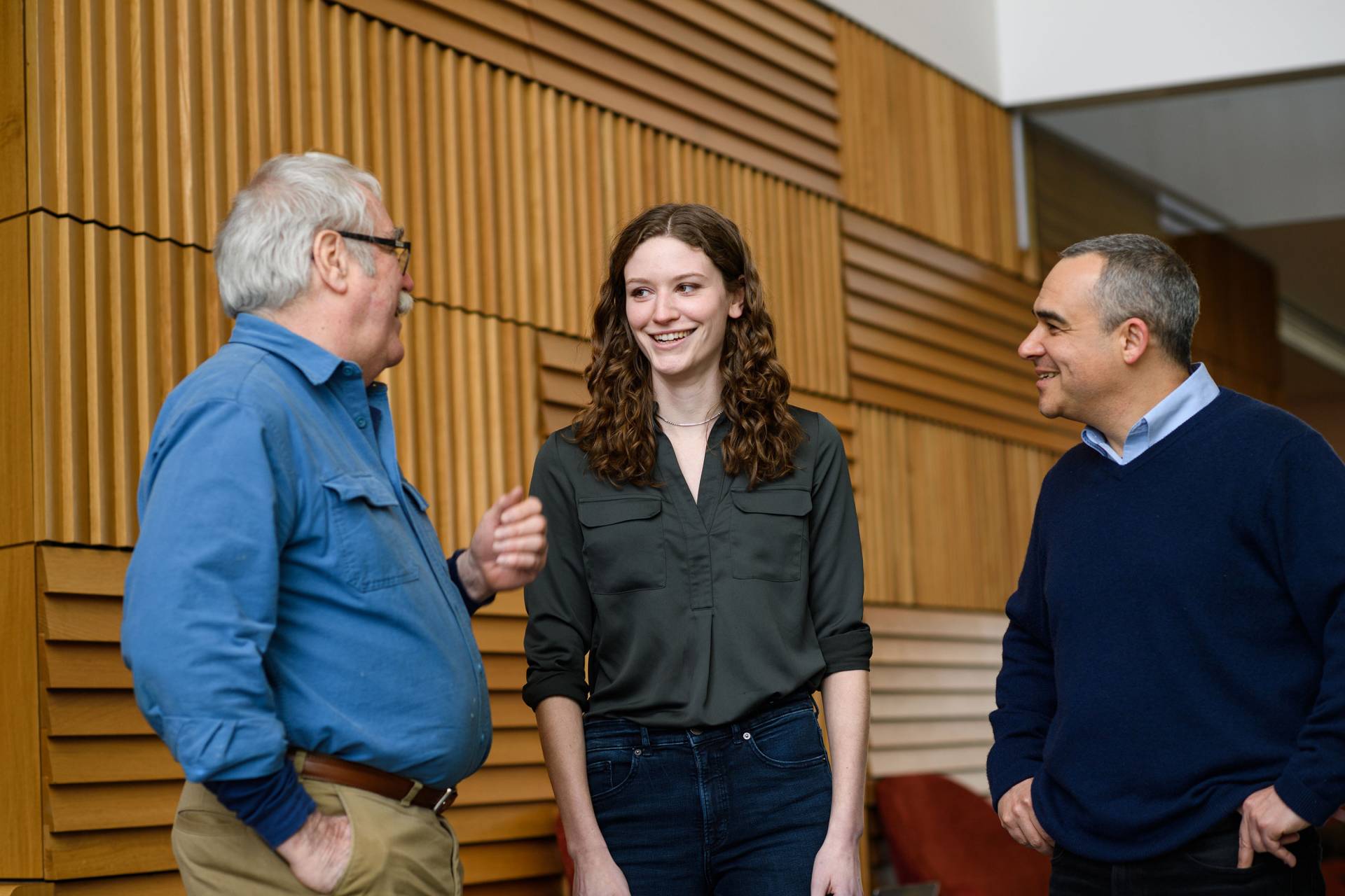 Wieschaus, Keenan and Shvartsman have a conversation