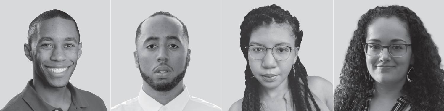 Jahmour Givans, Philip McHarris, Elise Mitchell, Angie Ocampo