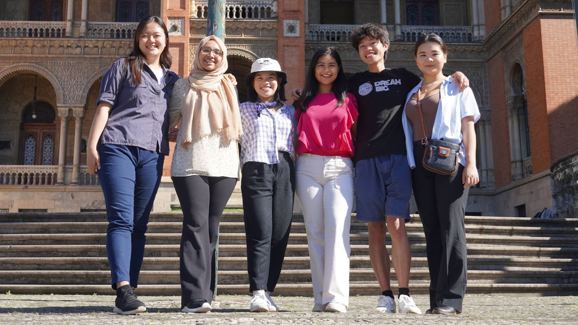 5 students in Brazil