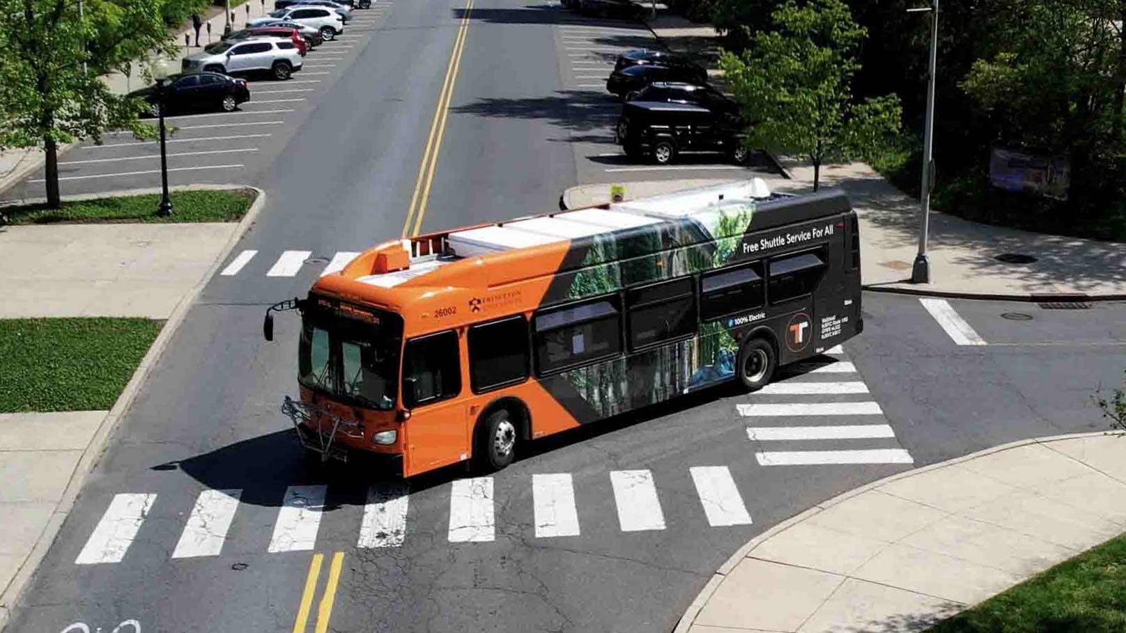 Tiger bus in Princeton University