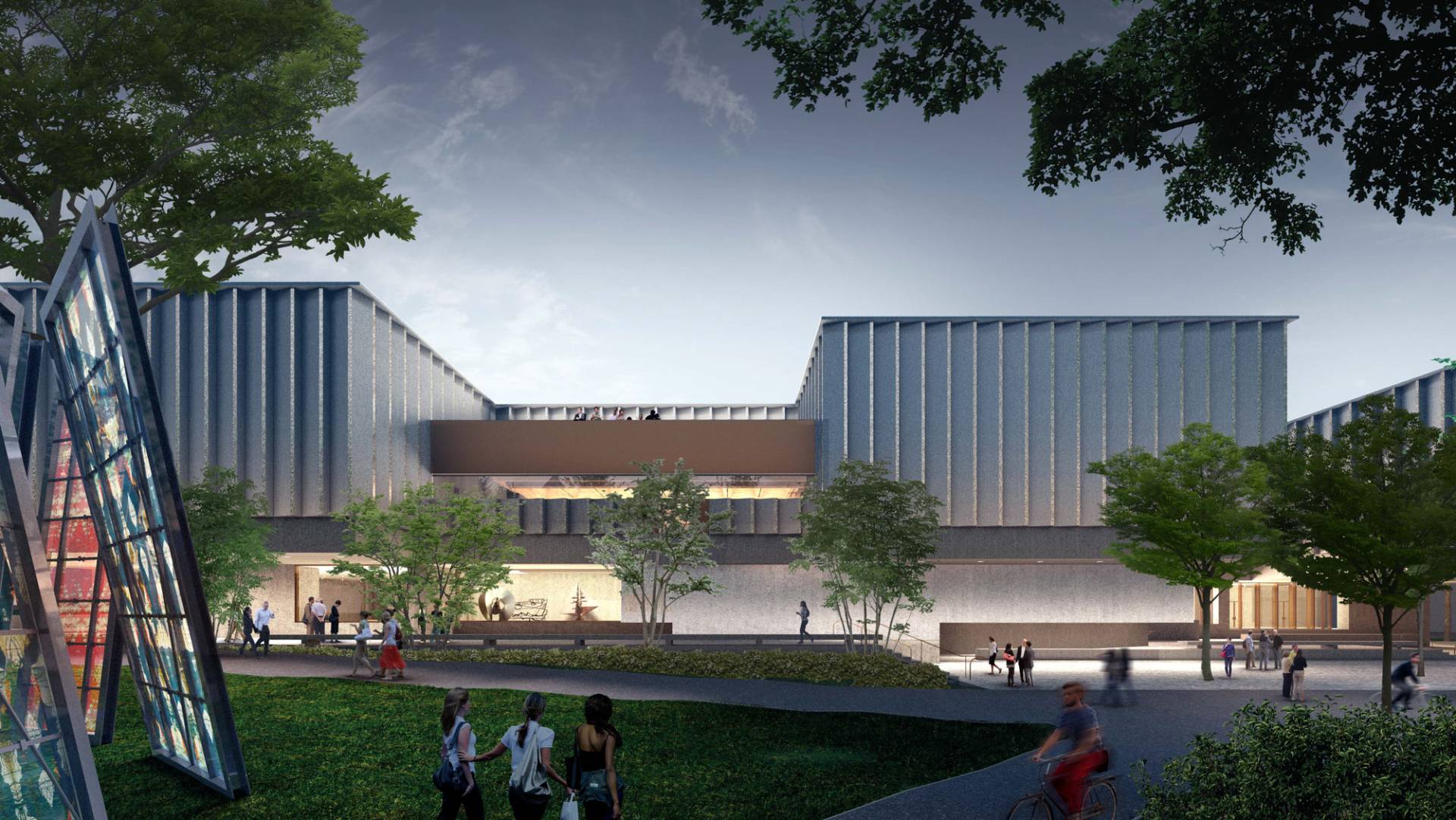 A rendering of Princeton University Art Museum