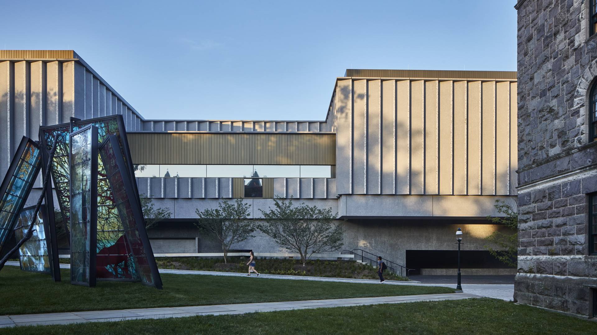 Outdoor view of the new Princeton University Art Museum