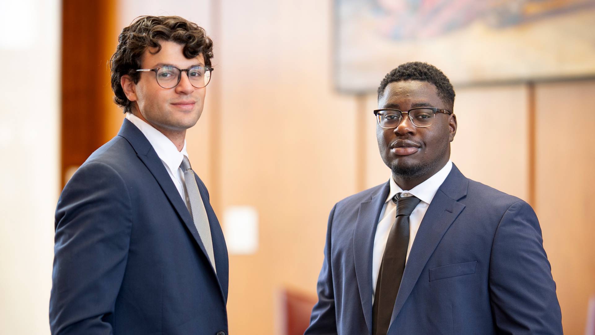 Isam Mina and Hadi Hadi Kamara