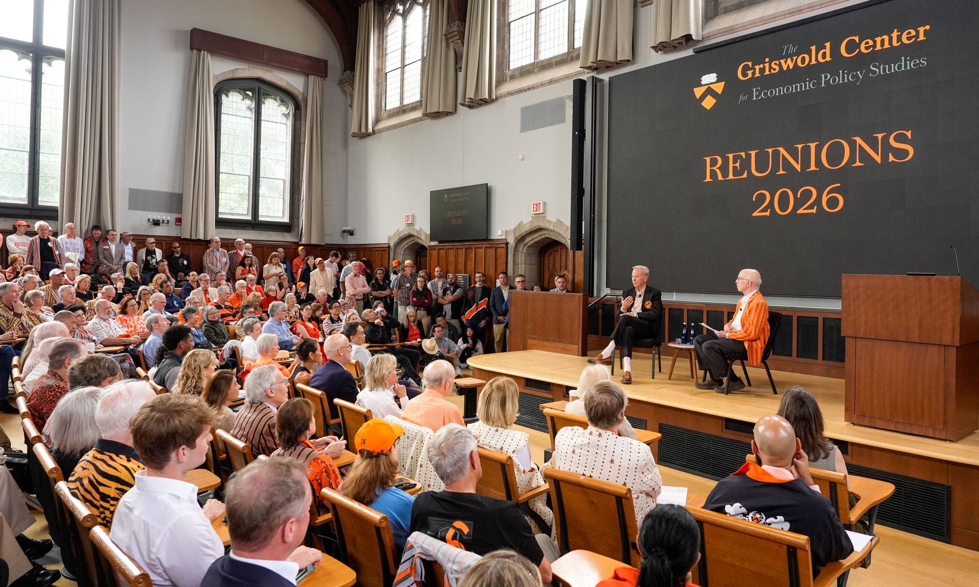 Reunions panel in McCosh 50