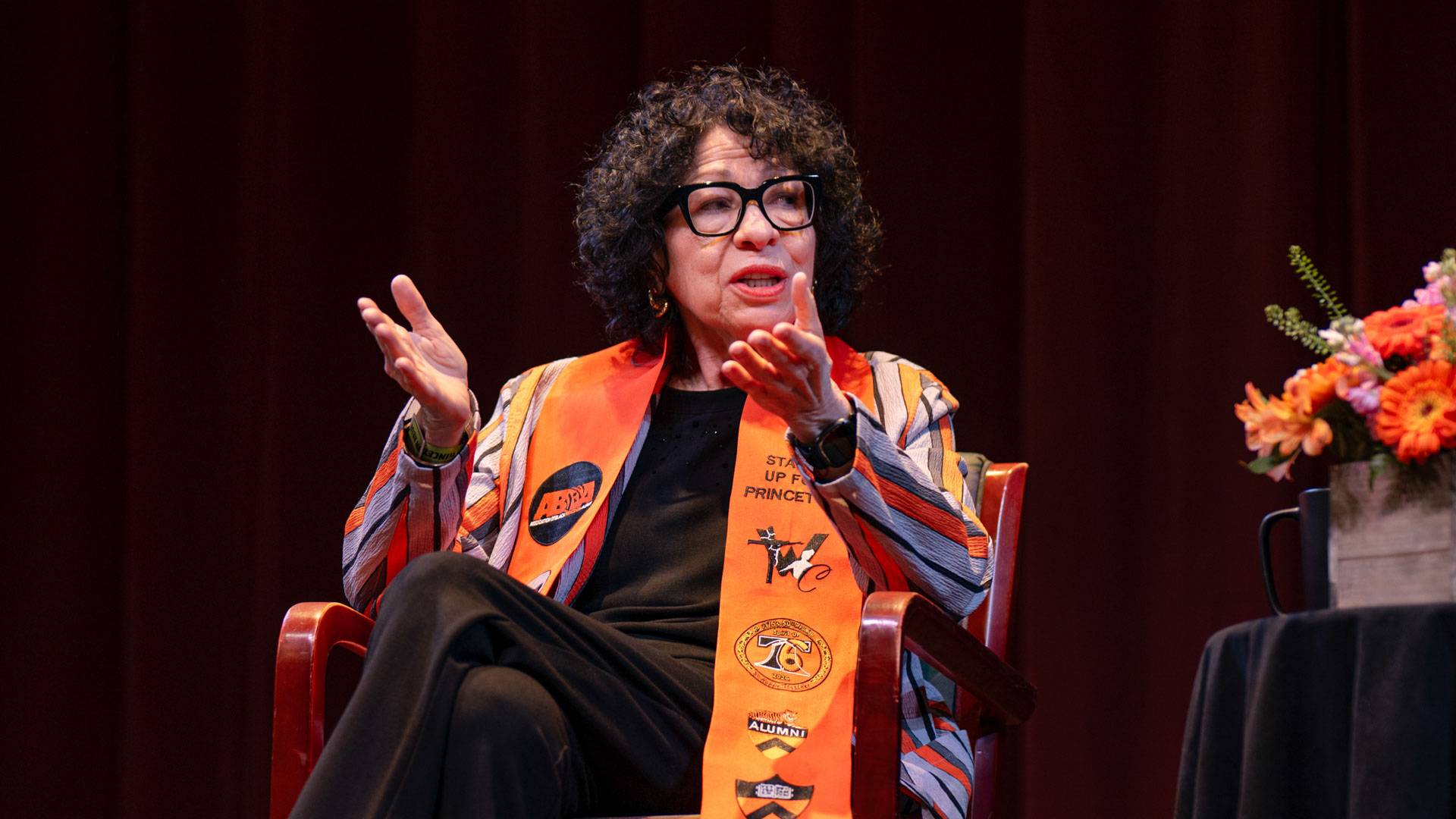 U.S. Supreme Court Justice Sonia Sotomayor ’76 addresses the audience.