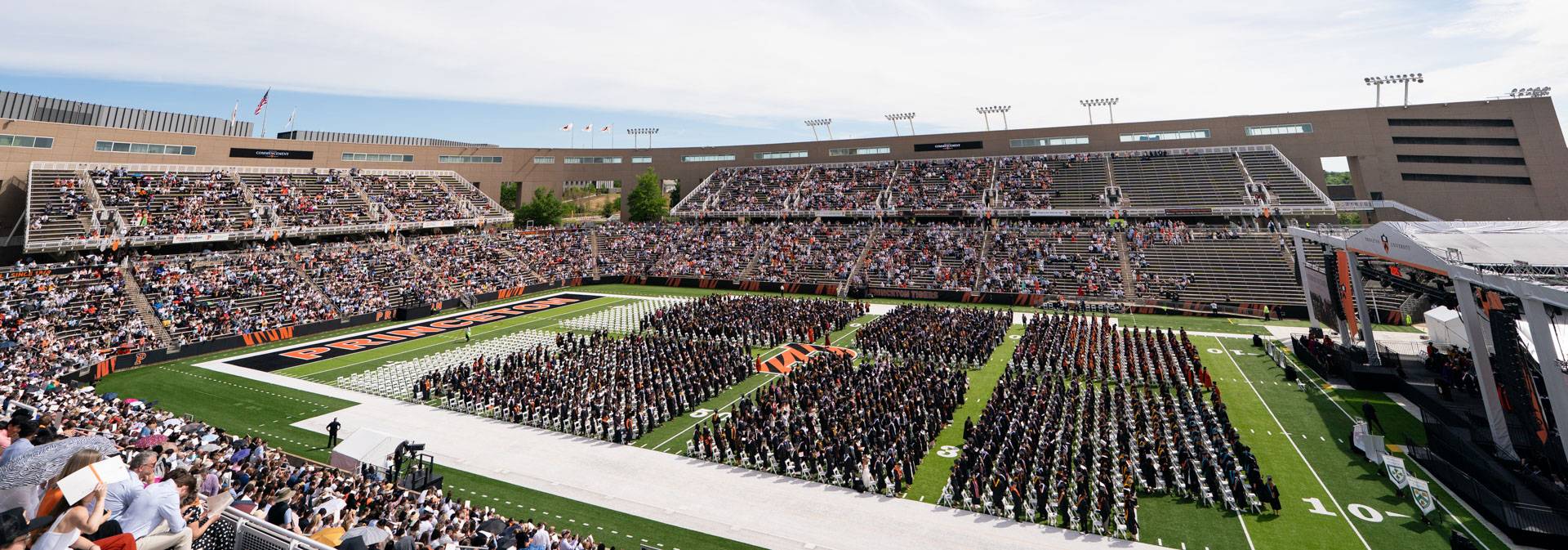 Princeton Stadium during Commencement