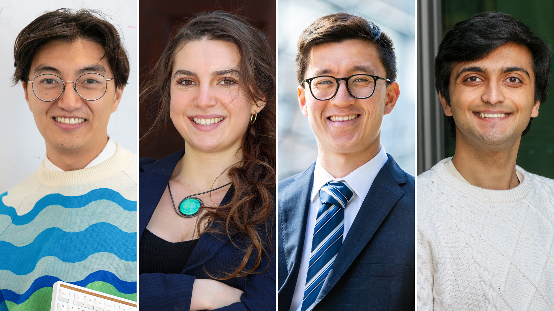 Tyler Hou, Elizabeth Kozlov, Zachary Siegel and Zain Zaidi
