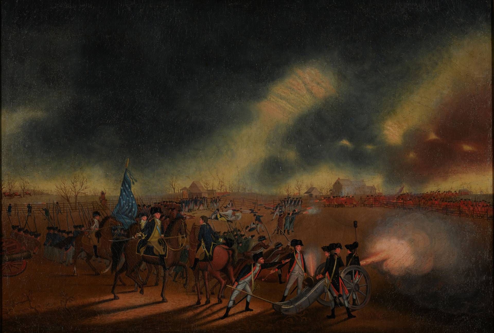 The Battle of Princeton as depicted by James Peale