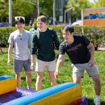 students at springfest