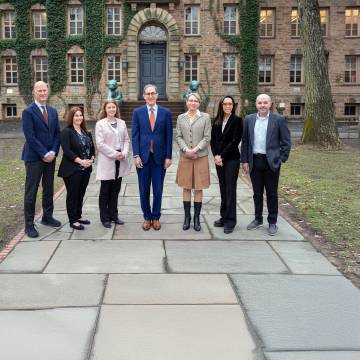 President Eisgruber with the PAA group