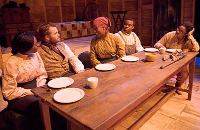 Sitting down to dinner