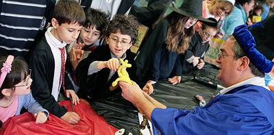 Dan Steinberg with a vacuum-sealed glove