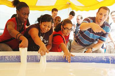 Checking out the Oobleck