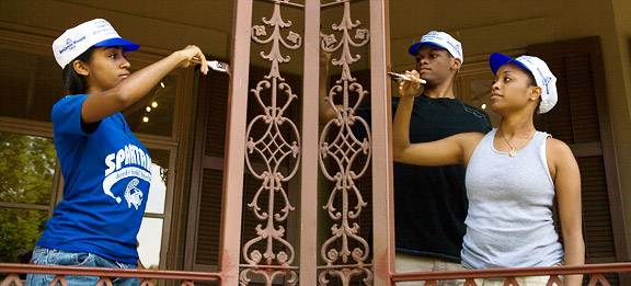 Risa Reid, Dale Mack and Clelia Douyon