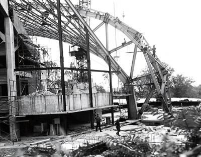 Jadwin under construction