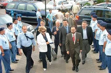 Choueiri being knighted