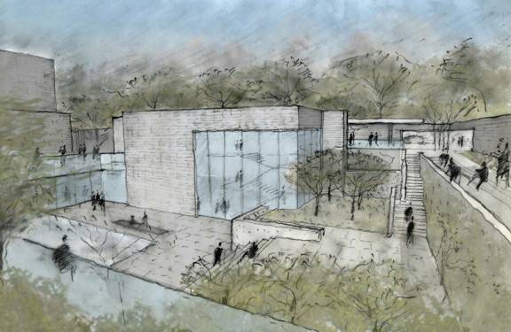 Andlinger lecture garden