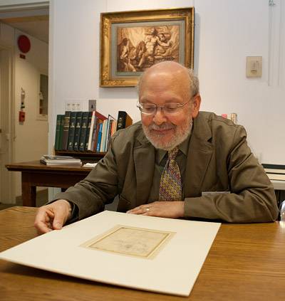 Barkan at desk