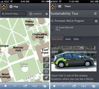 Princeton Mobile maptour