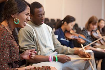 Improvising Ensemble singer