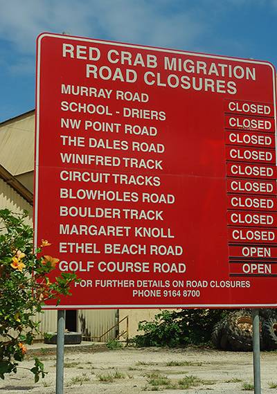 Red Crabs closed