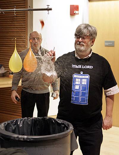 Holiday Science water balloon