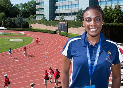Special Olympics volunteers