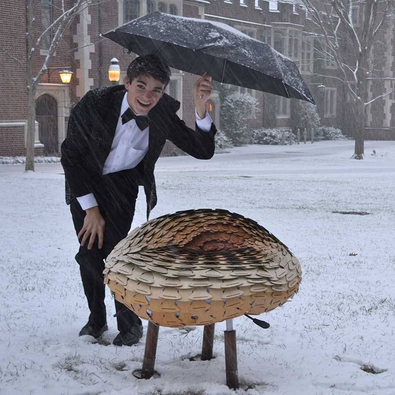 2015 Valedictorian Misha Semenov chair design