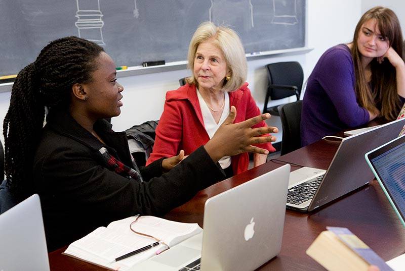 Freshman Seminar Elaine Pagels with Emmanuella Kyei Manu
