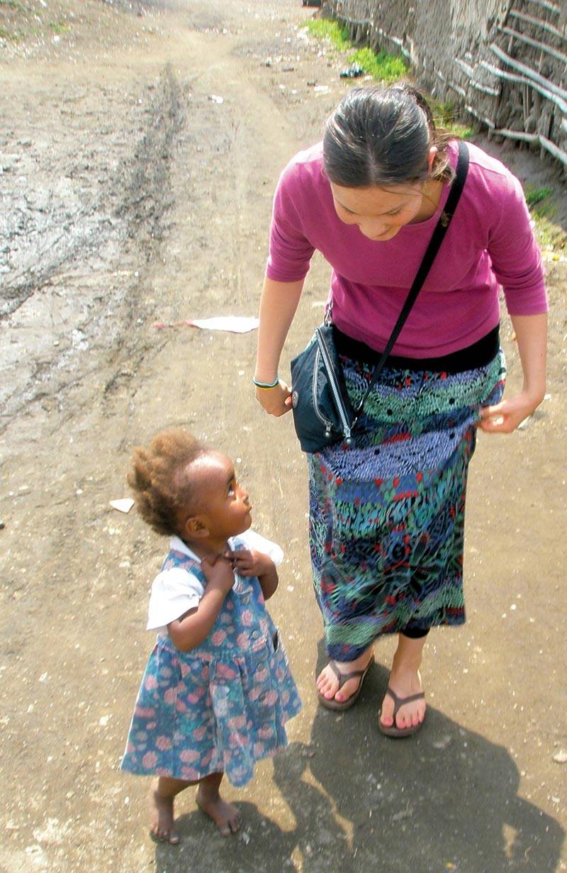Global Health Program Christine Blauvelt in Nakuru, Kenya