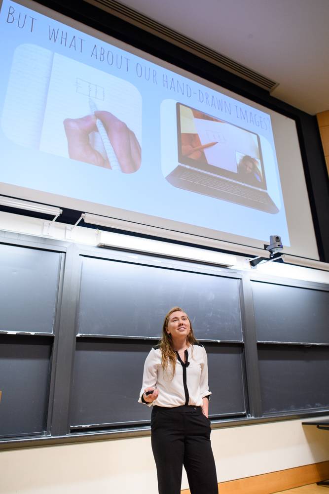 Mary-Grace Stone '16 presents Scratchwork startup