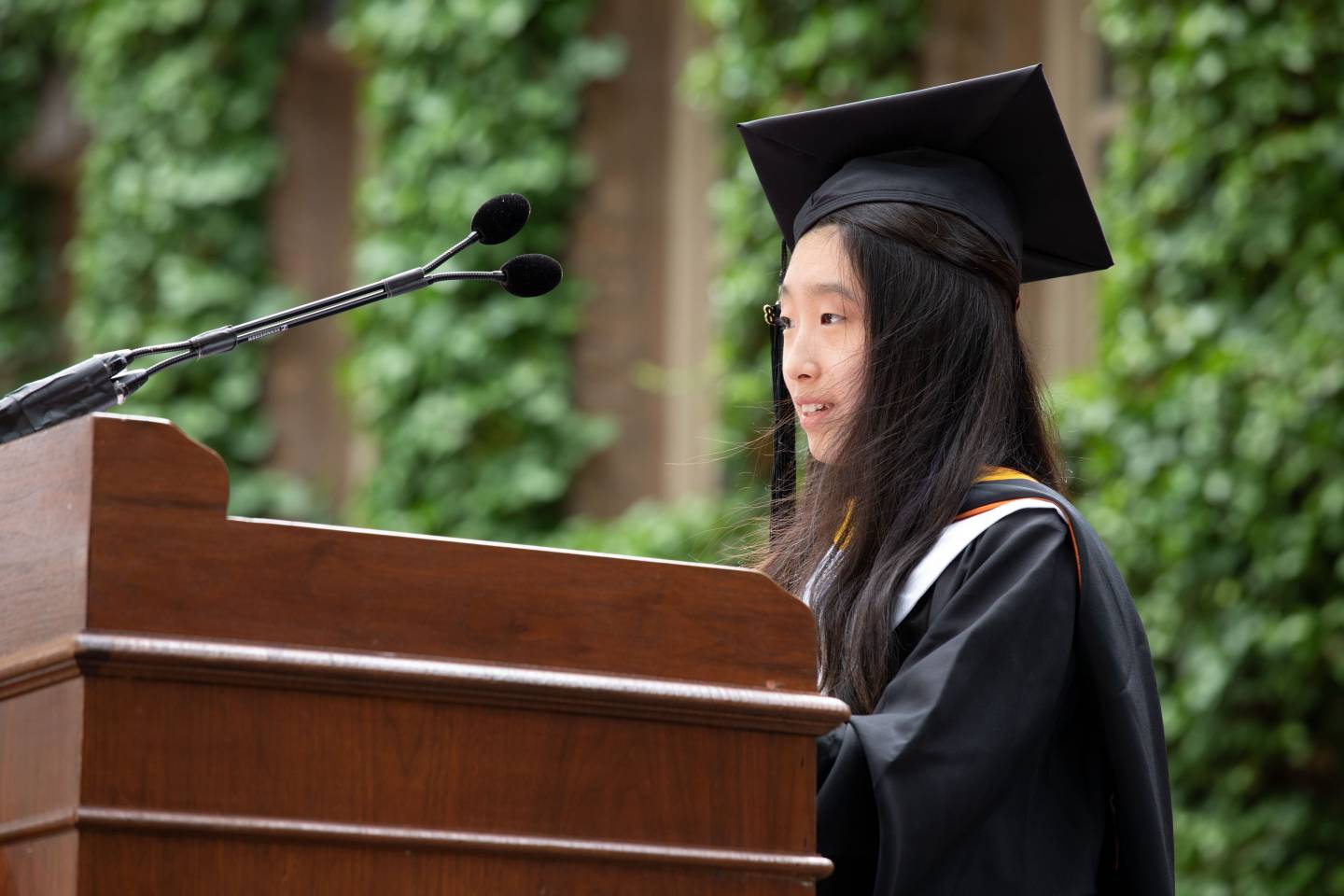 Katherine Lim at podium