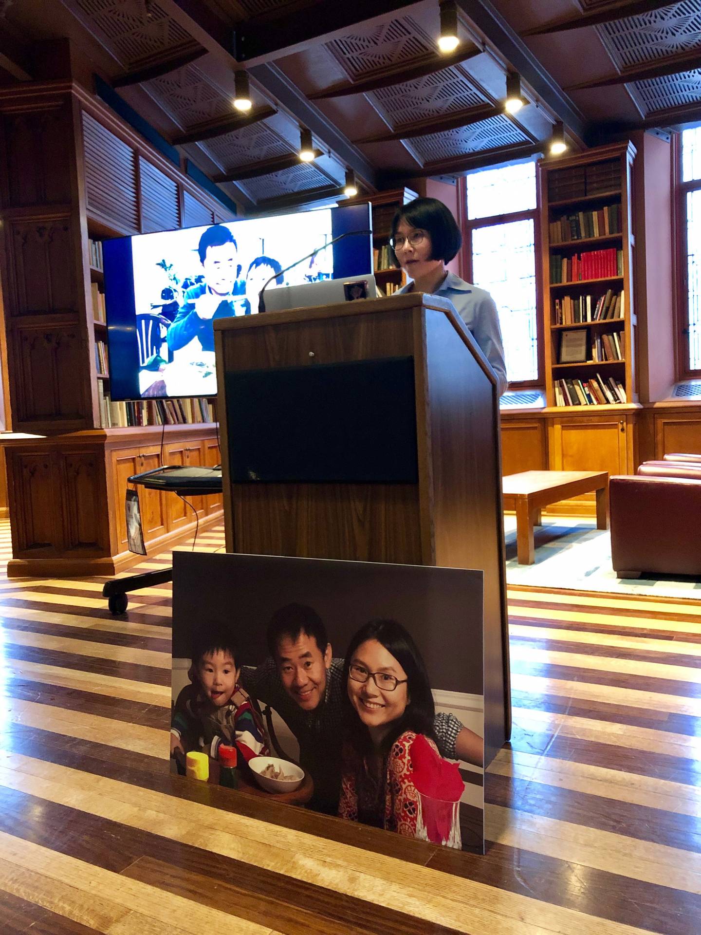 Hua Qu, Xiyue Wang's wife, talks about her husband.