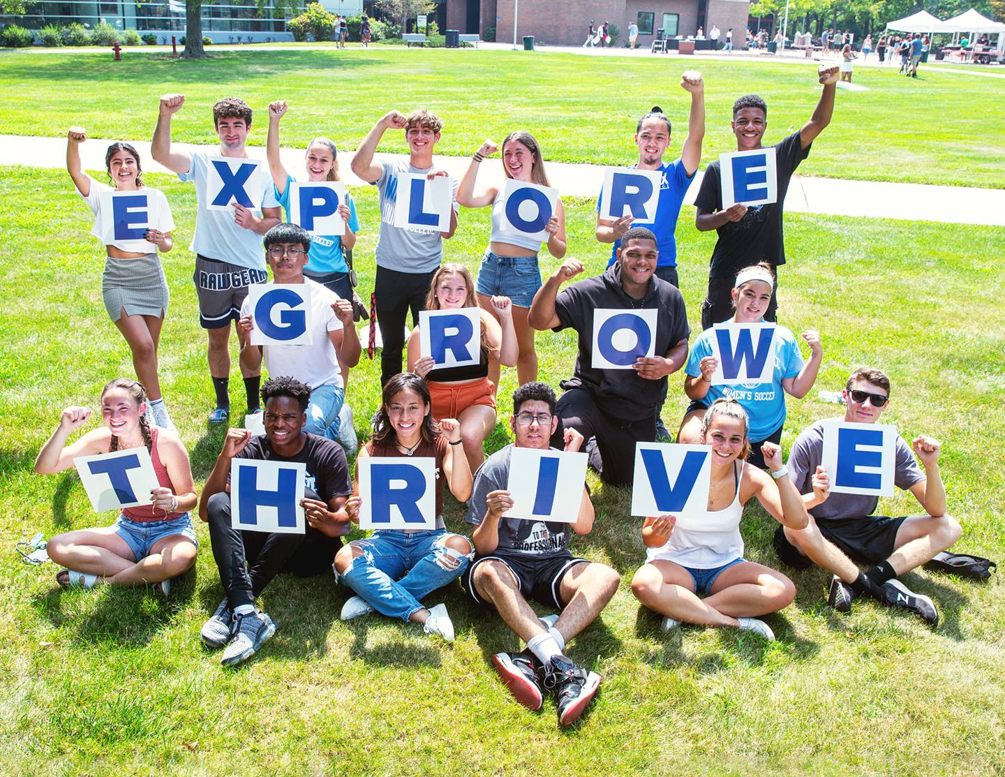Students at Middlesex College