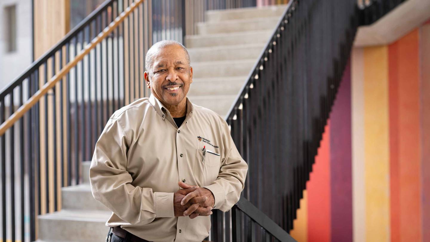 Larry Spruill smiling