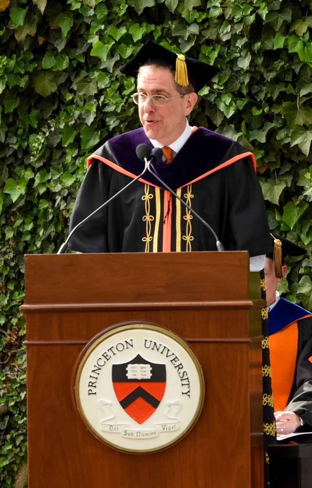 Christopher Eisrguber addresses the crowd