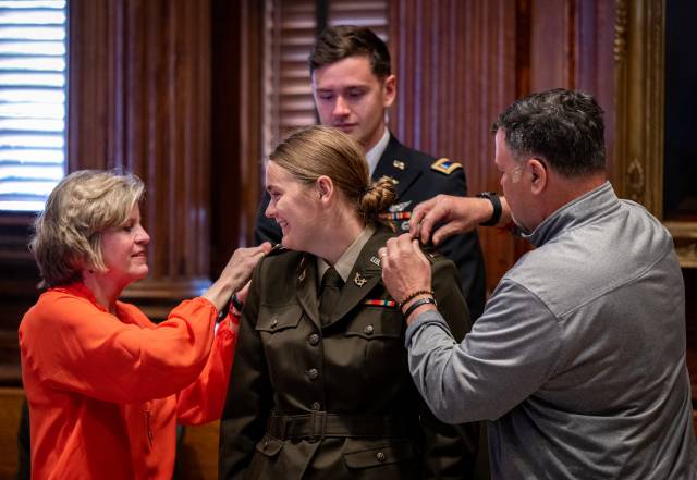 Katherine French and family